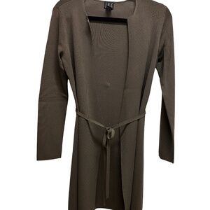 INC Long Cardigan with tie, Size Small